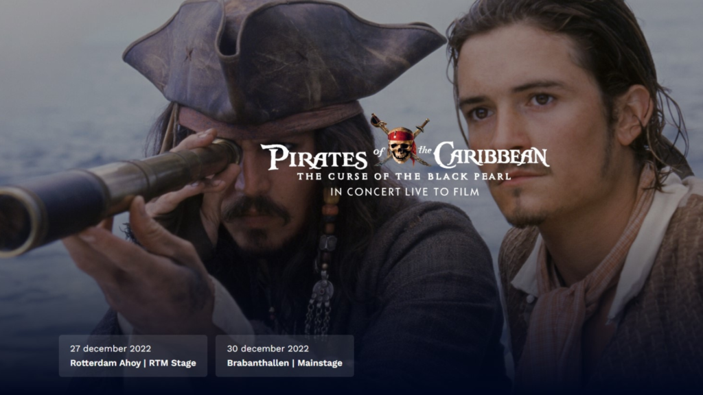 In de ban van Pirates of the Caribbean in concert In de ban van Pirates of the Caribbean in concert